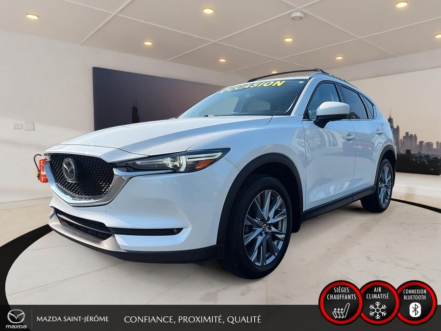 Mazda CX-5 GT | TOIT OUVRANT | CUIR | NAVIGATION | AWD | 2021 Blanc