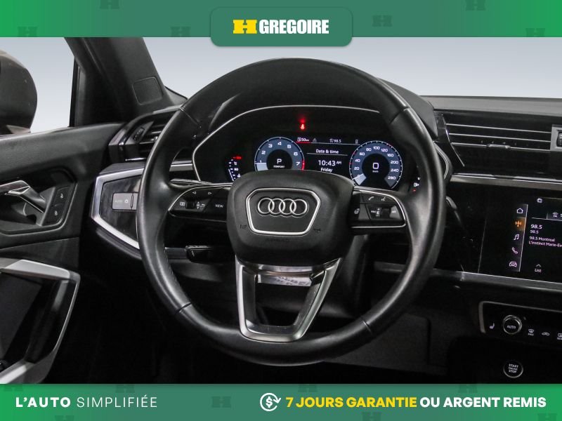 Audi Q3 823224 | Komfort AWD AUTO AC CUIR TOIT MAGS CAM RECUL BLEUT 2022 Vert Laval - photo #19