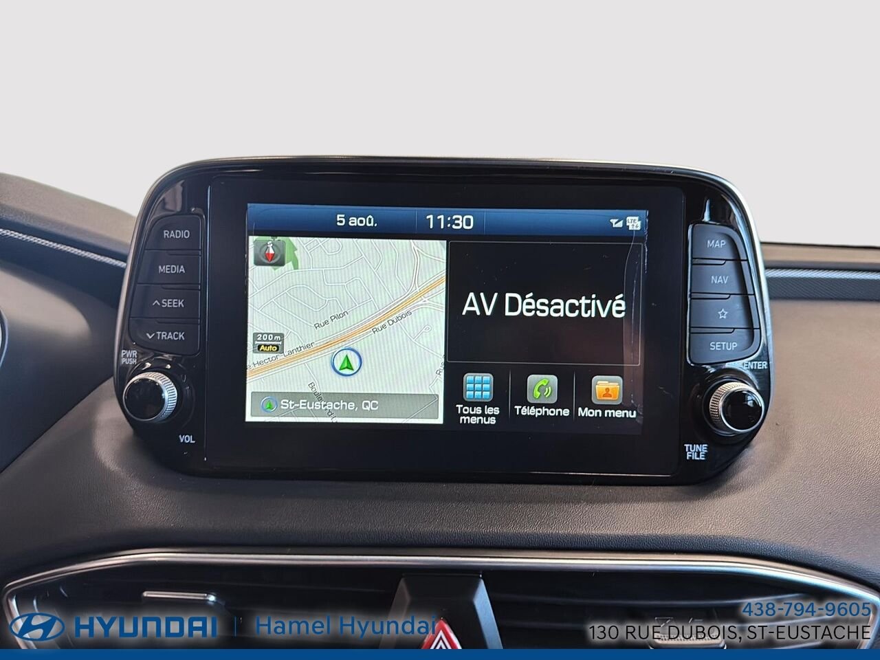 Hyundai Santa Fe 2019 Blanc Saint-Eustache - photo #14