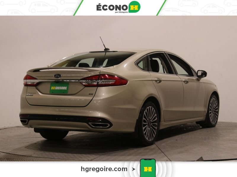 Ford Fusion 2017 Beige Saint-Eustache - photo #7