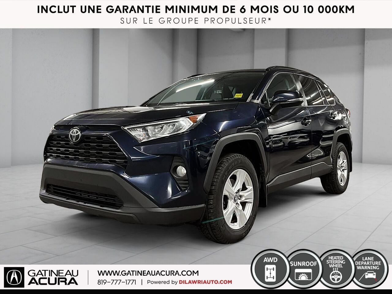 Toyota RAV4 XLE AWD 2020 Bleu Gatineau - photo #0