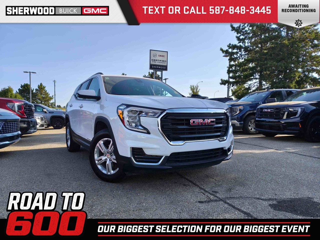 2024 GMC Terrain AWD 4dr SLE White Sherwood Park - photo #0