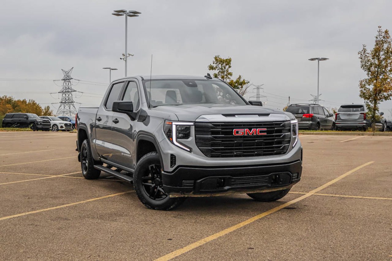 2024 GMC Sierra 1500 4WD Crew Cab 147 Pro Grey Sherwood Park - photo #1