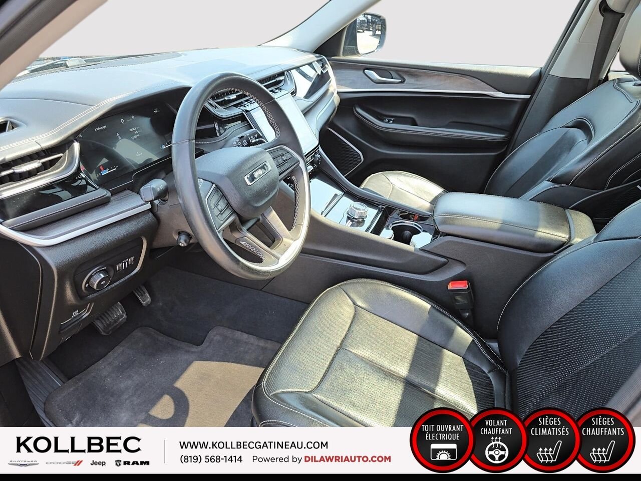2023 JEEP GRAND CHEROKEE 26561 | Limited 4x4 Black Gatineau - photo #23