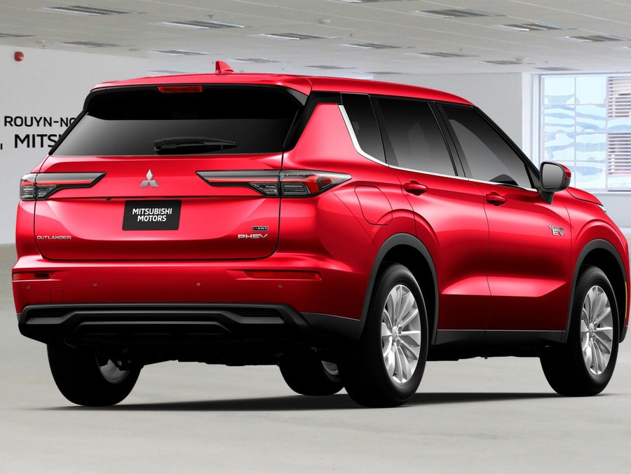 Mitsubishi Outlander PHEV ES S-AWC 2026 Fini taillé diamant Rouge de qualité supérieure