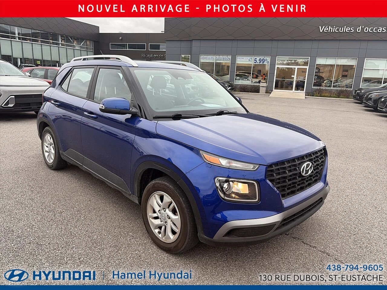 Hyundai Venue 2023 Bleu Saint-Eustache - photo #1