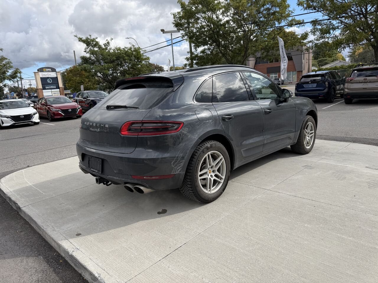 Porsche Macan S TI 2018 Gris Châteauguay - photo #6