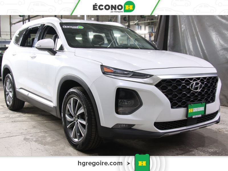 2020 Hyundai Santa Fe White Laval - photo #0