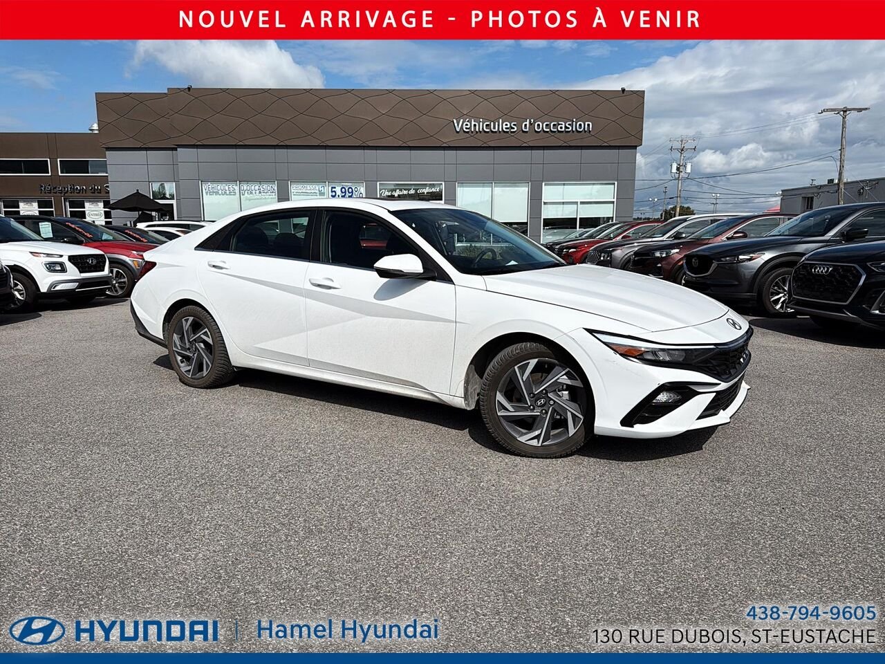 HYUNDAI ELANTRA HEV LUXURY 2026 Blanc Saint-Eustache - photo #0
