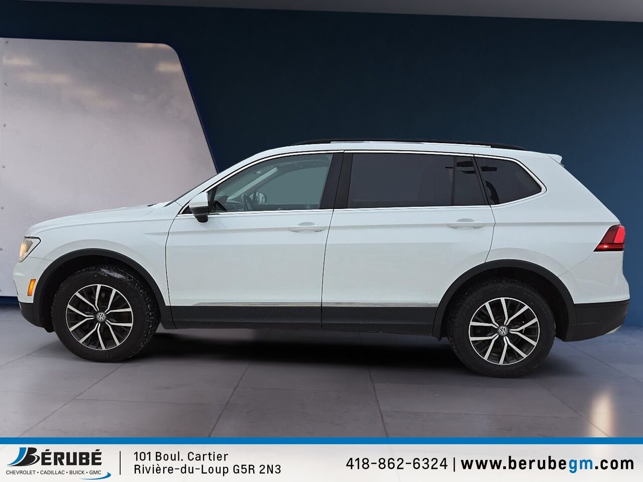 2019 Volkswagen TIGUAN Confort Line White Rivière-du-Loup - photo #4