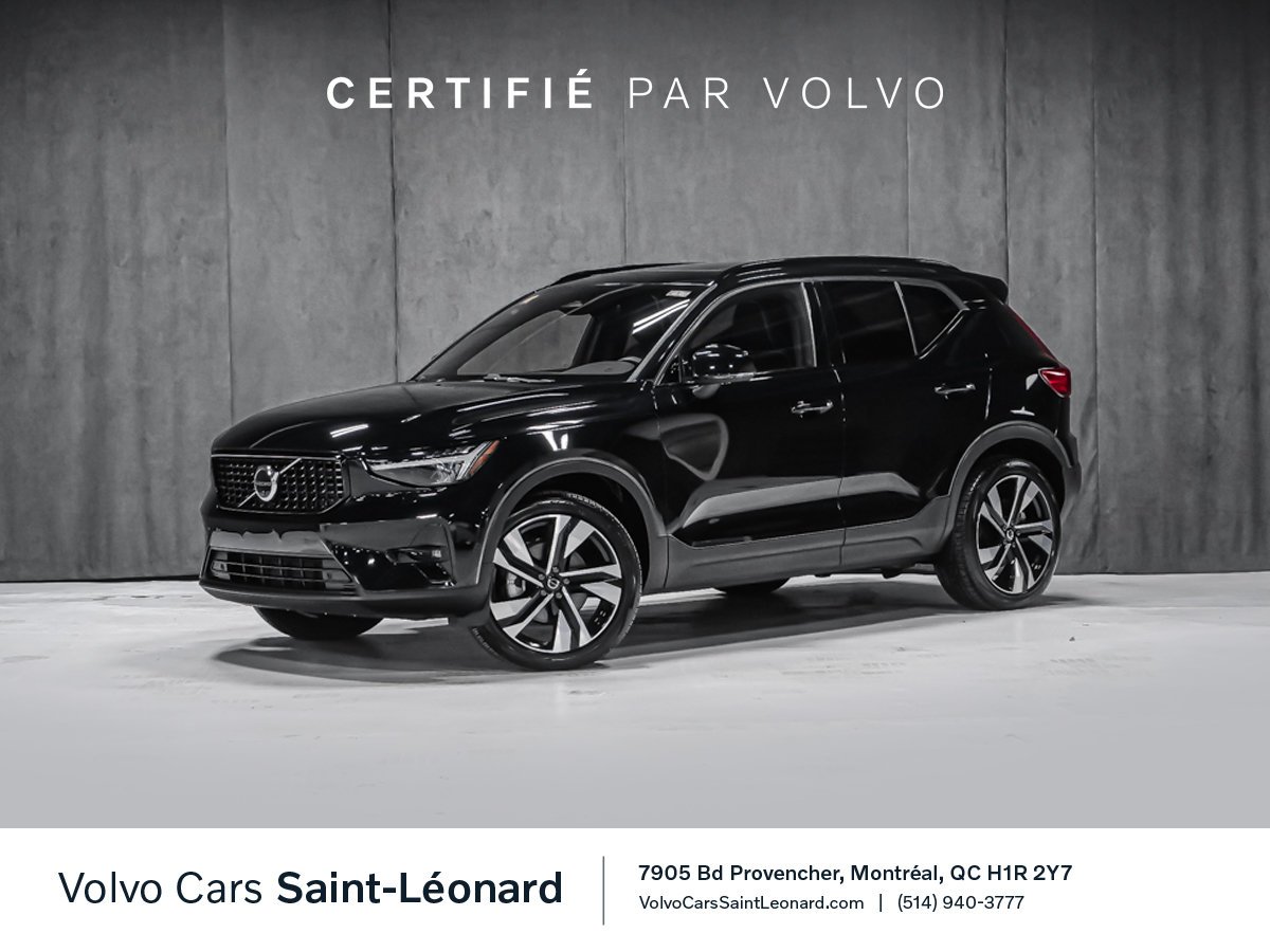 Volvo XC40 B5 PLUS DARK THEME CLIMATE 2025 Noir Montréal - photo #0
