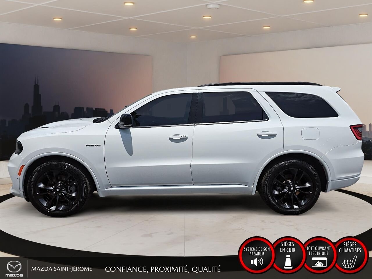 Dodge Durango R/T | BLACK TOP | GROUPE REMORQUAGE | TOIT OUVRANT | 2025 Blanc Saint-Jérôme - photo #11