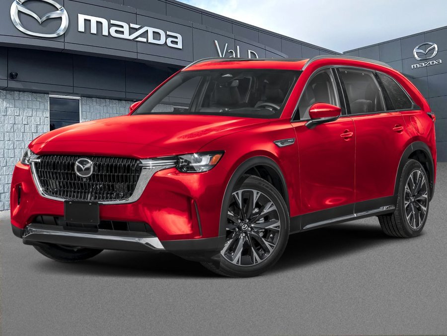 2026 Mazda CX-90 hybride rechargeable GT, hybride léger 48 V, 6 cyl. turbo 3,3 L, 280 ch, i-ACTIV AWD, sièges avant ventilés, sièges Red