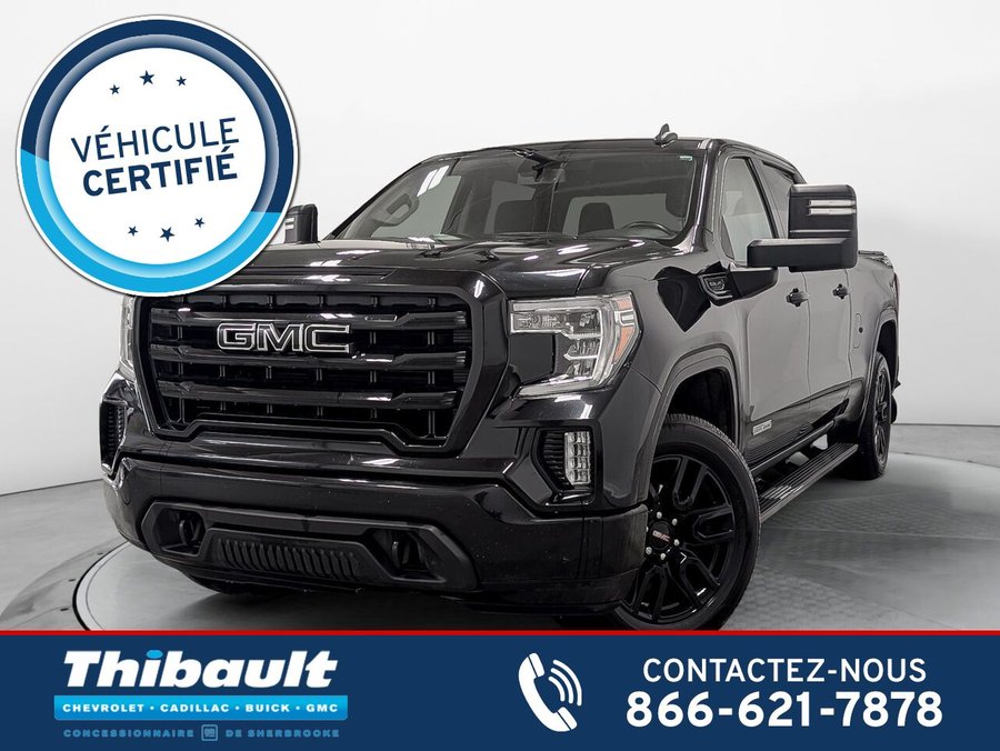 GMC Sierra 1500 4WD Crew Cab elevation Moteur 5.3L 2021 Noir
