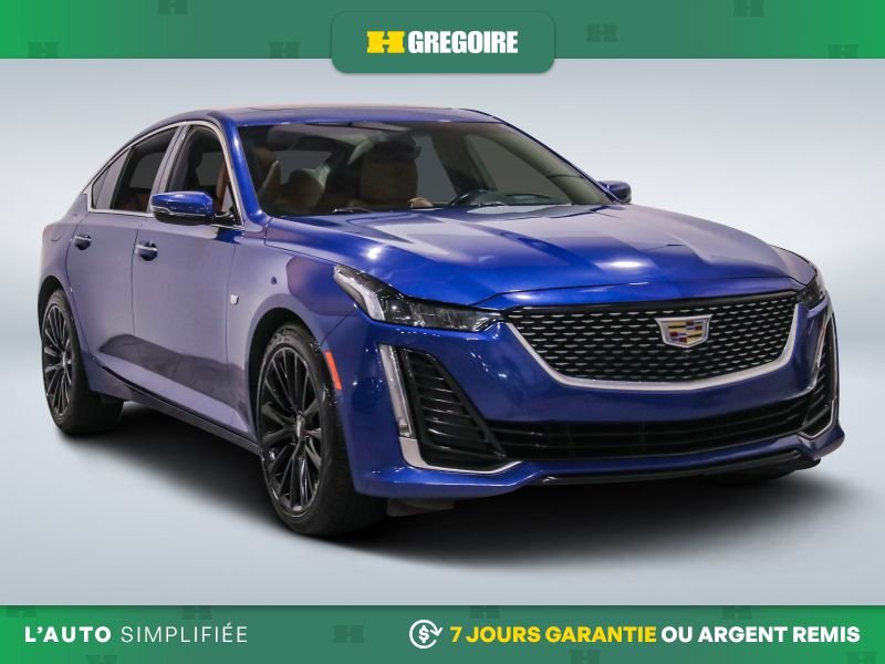 Cadillac CT5 Premium Luxury AWD AUTO AC CUIR TOIT NAV MAGS CAM 2021 Bleu