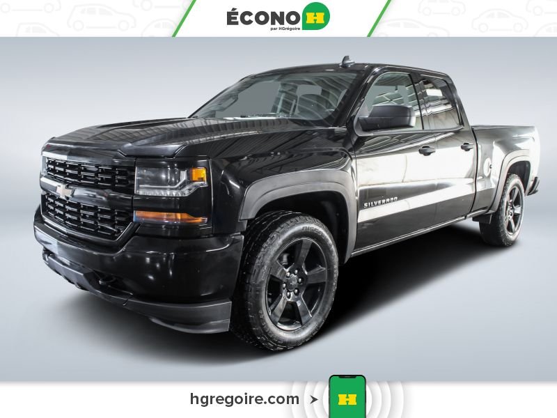 Chevrolet Silverado 1500 R3559 | CUSTOM DOUBLE CAB 5.3L CAMERA MAGS 20'' 2018 Noir Laval - photo #2