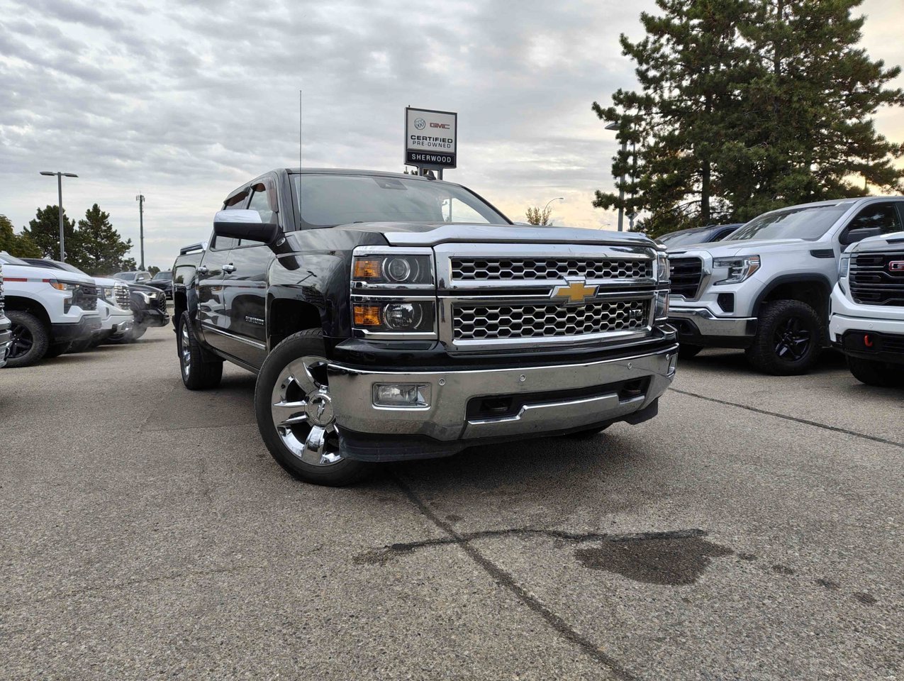 2014 Chevrolet Silverado 1500 4WD Crew Cab Short Box LTZ w/1LZ Black Sherwood Park - photo #1
