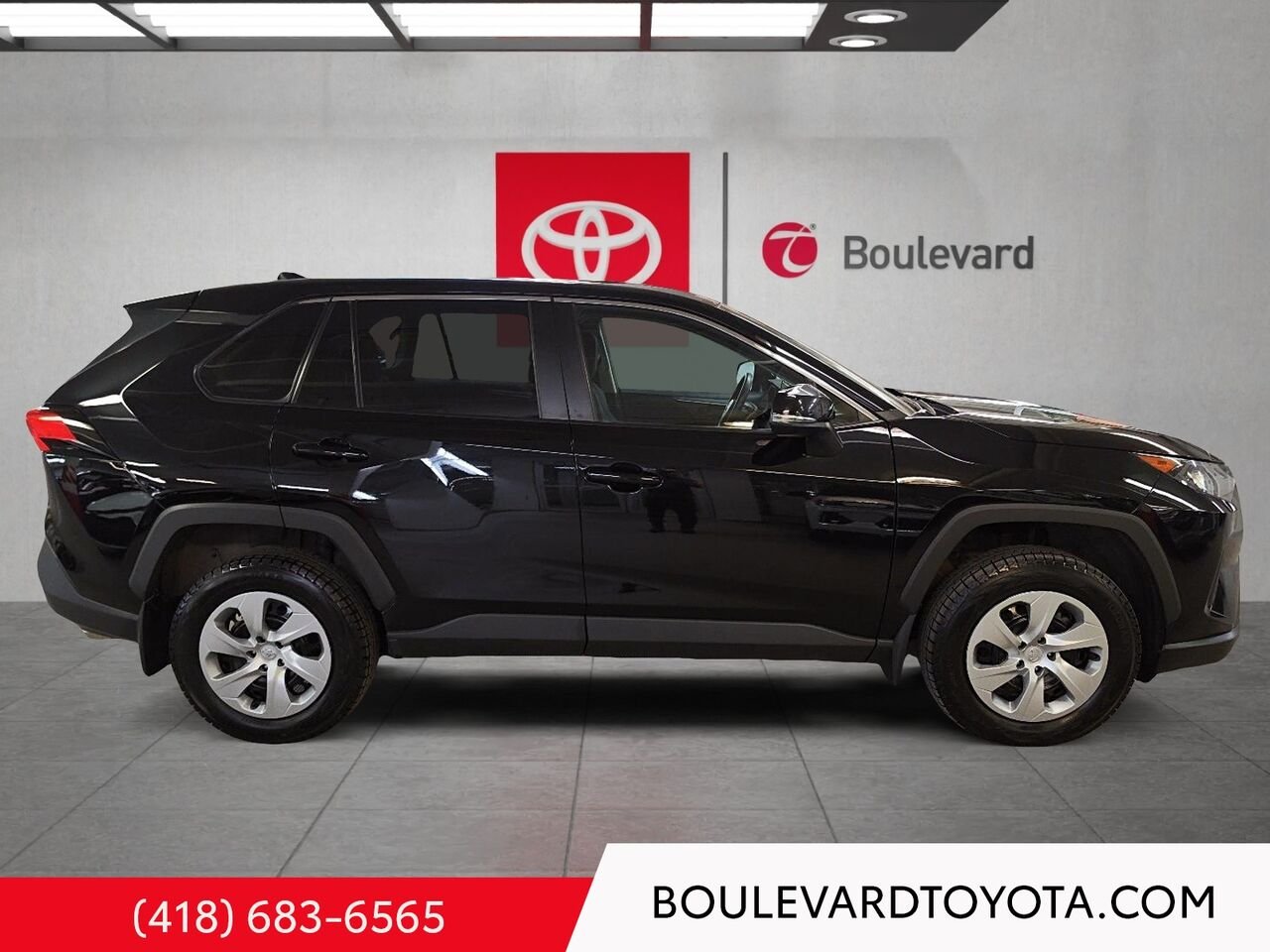 Toyota RAV4 100286A-6 | LE, AWD 2022 Noir Québec - photo #2