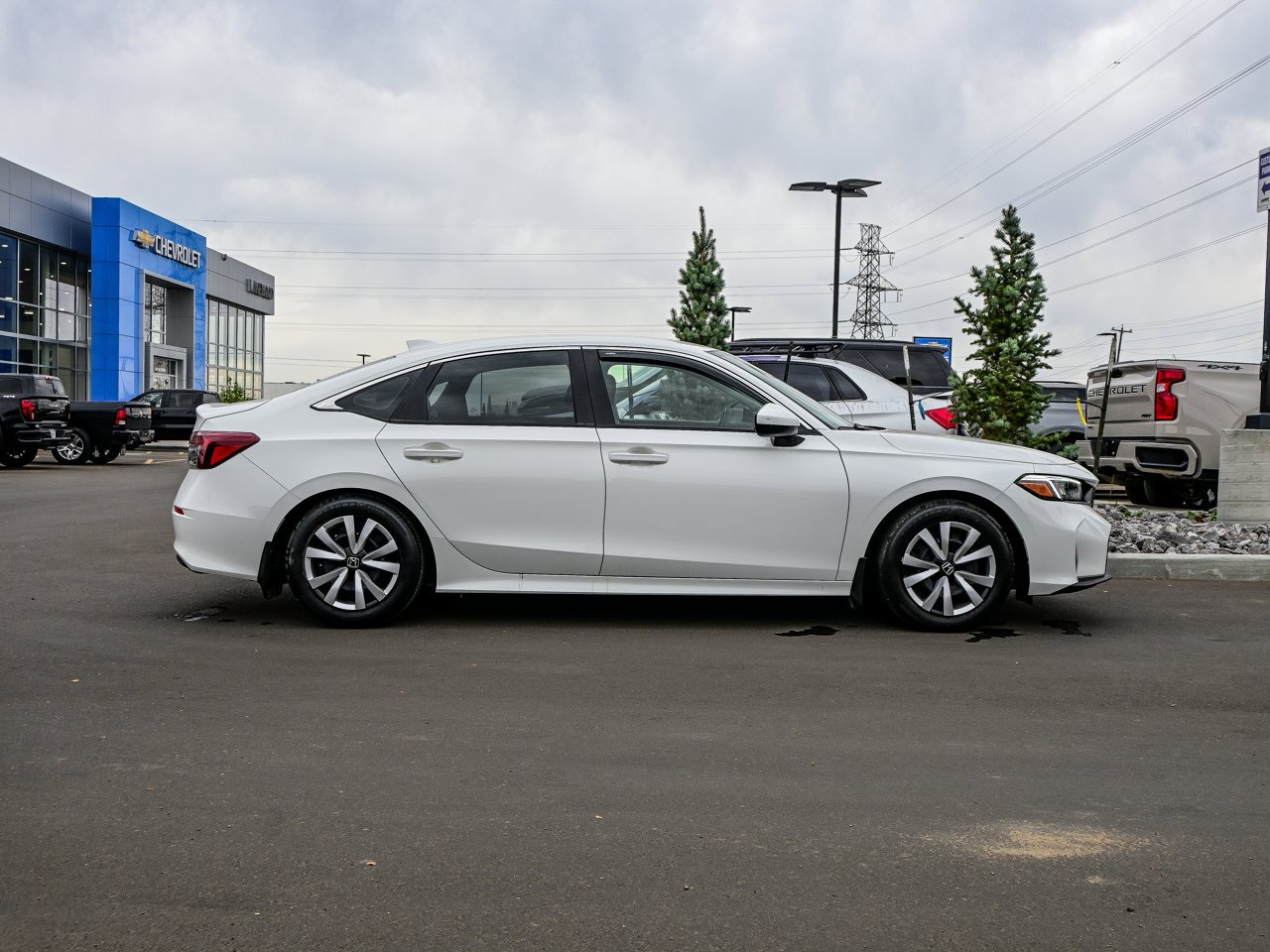 2025 Honda Civic Sedan LX CVT White Sherwood Park - photo #14