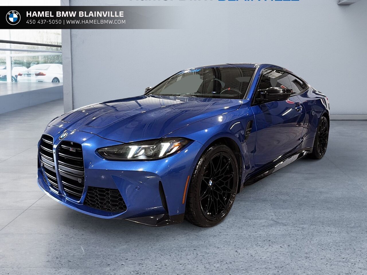 Blue 2025 BMW M4 Coupe All-Wheel Drive Automatic