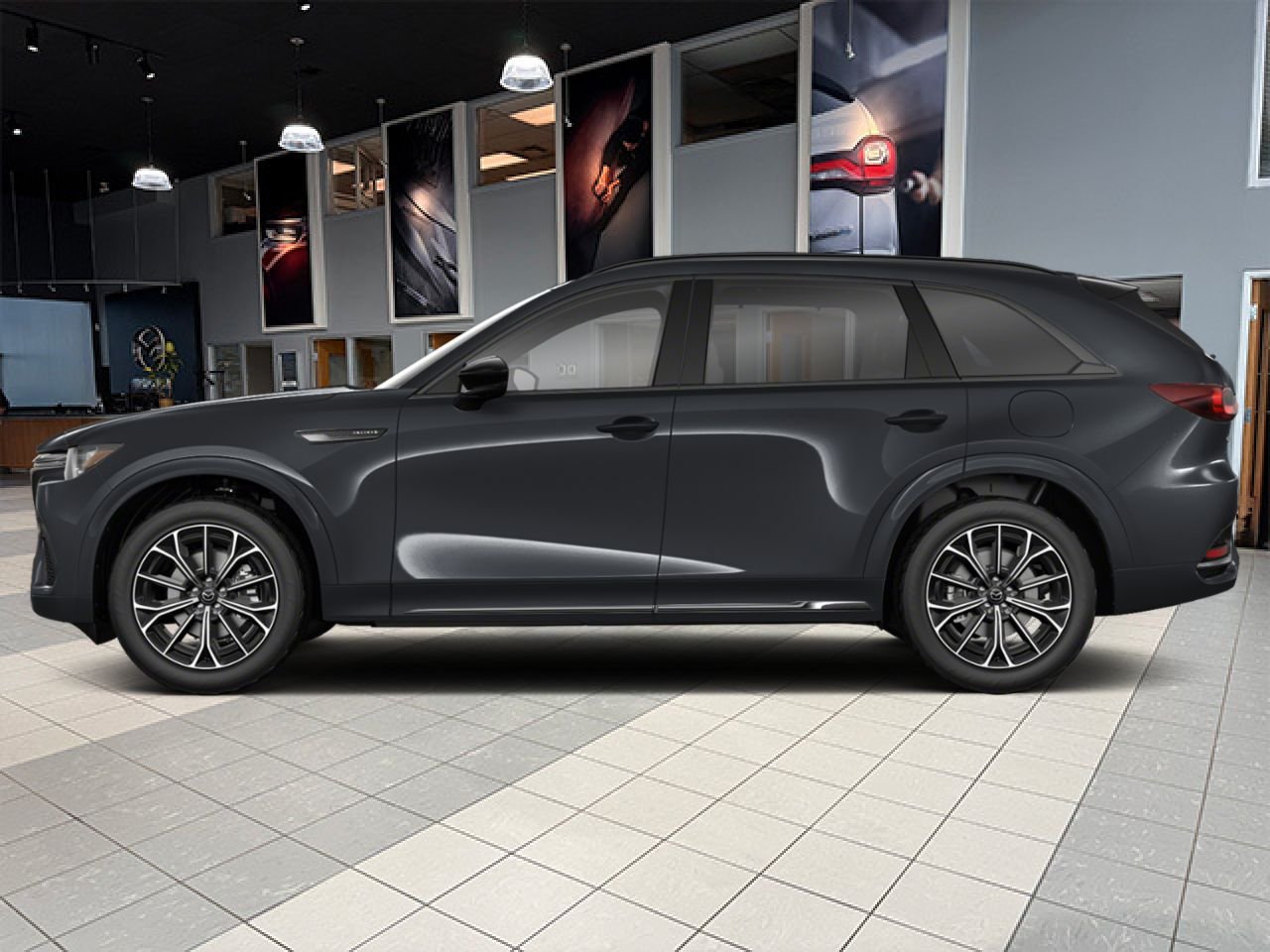 2026 MAZDA CX-70 MHEV Jet Black Mica Notre-Dame-des-Prairies - photo #1