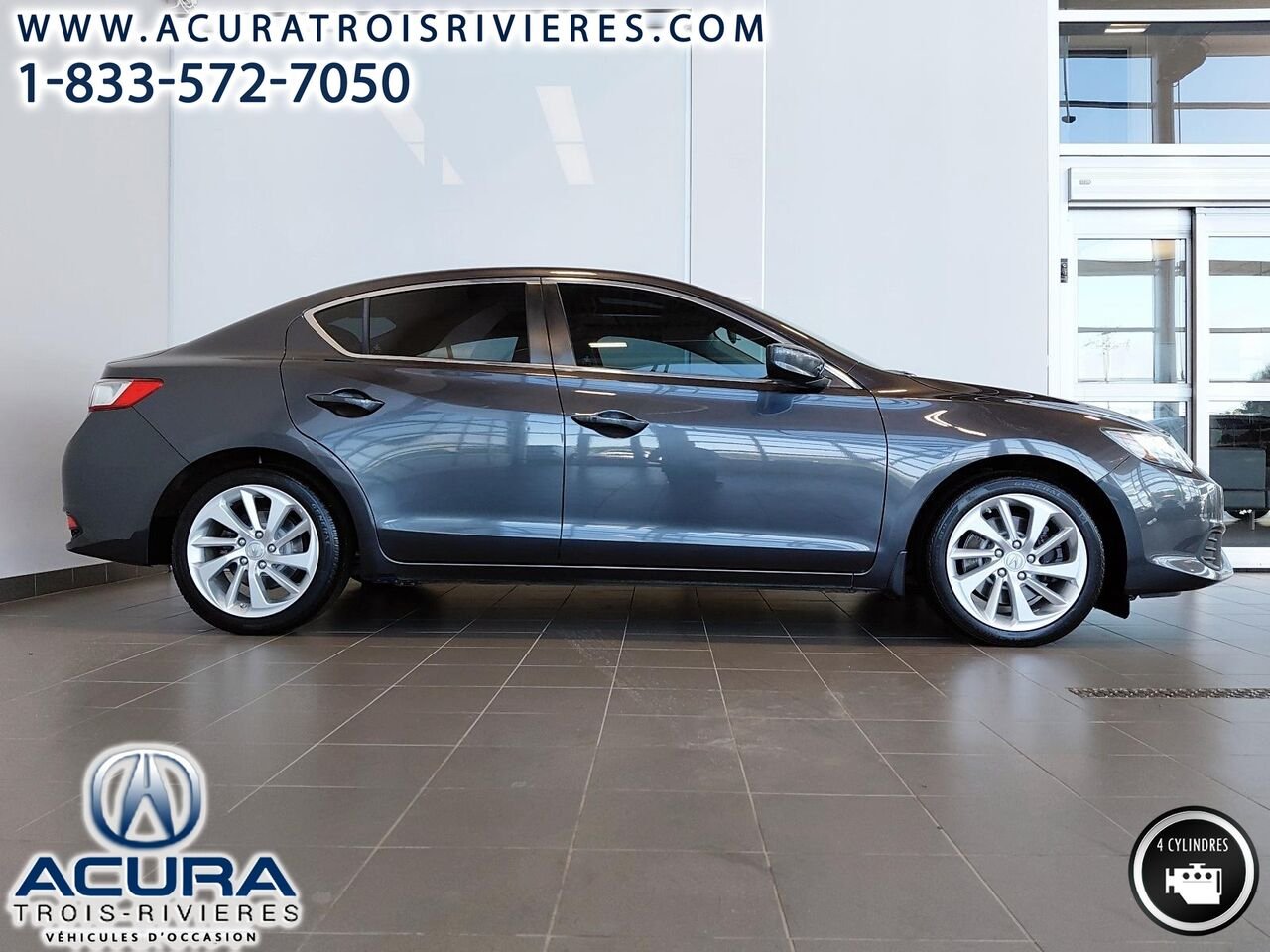2016 Acura ILX Tech base Grey Trois-Rivières - photo #2