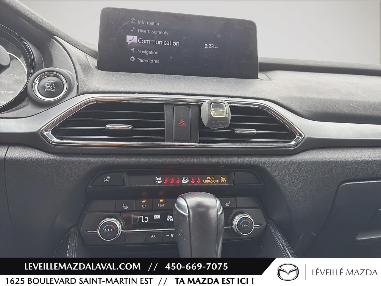2022 Mazda CX-9 GS LUXE TI White Laval - photo #16
