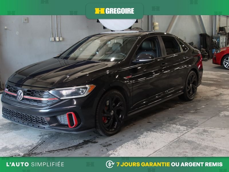 Volkswagen Jetta Autobahn AUTO A/C MAGS CUIR TOIT NAV CAM RECUL BLU 2024 Noir