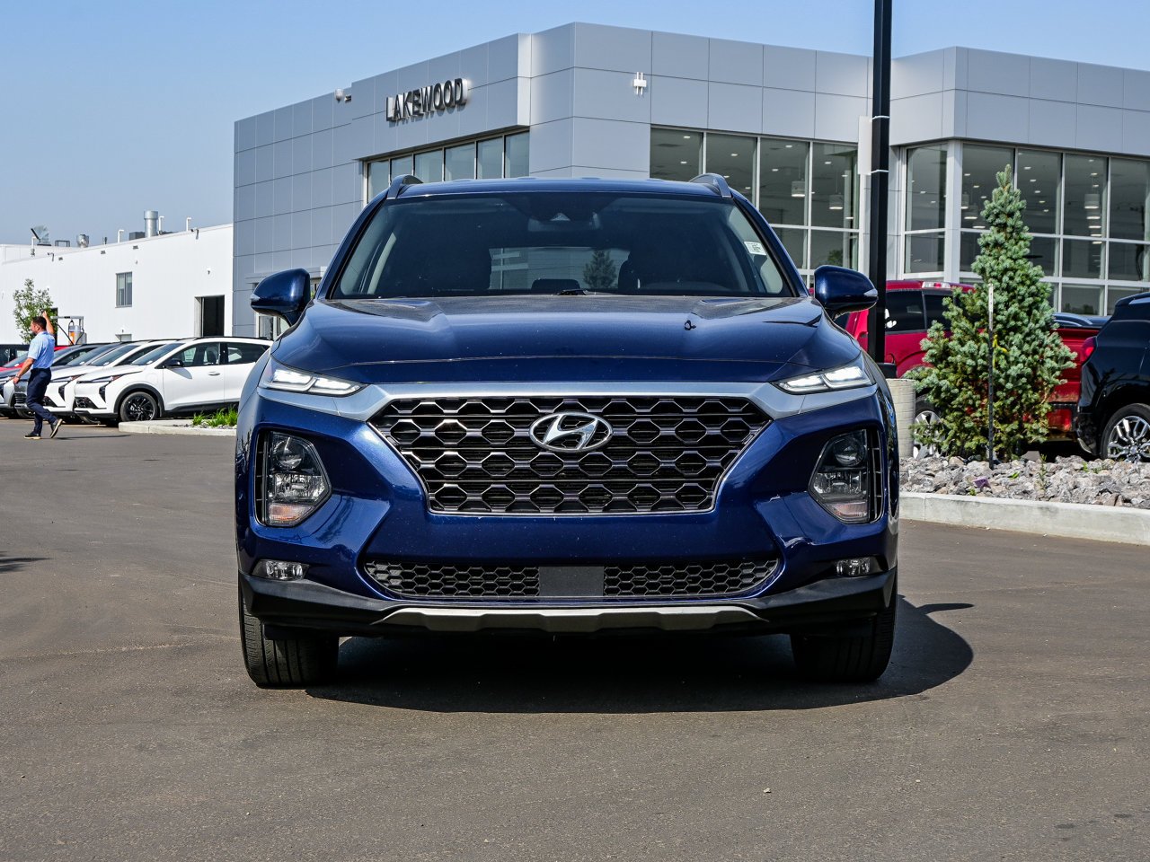 2019 Hyundai Santa Fe 2.4L Preferred AWD Blue Sherwood Park - photo #2