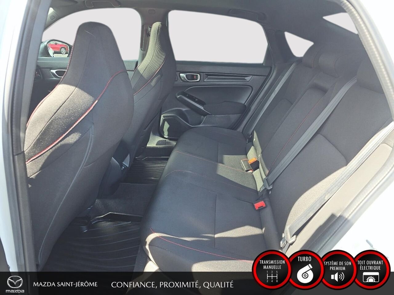 2023 Honda Civic Si berline Manuelle | 1 PROPRIÉTAIRE | TOIT OUVRANT White Saint-Jérôme - photo #21