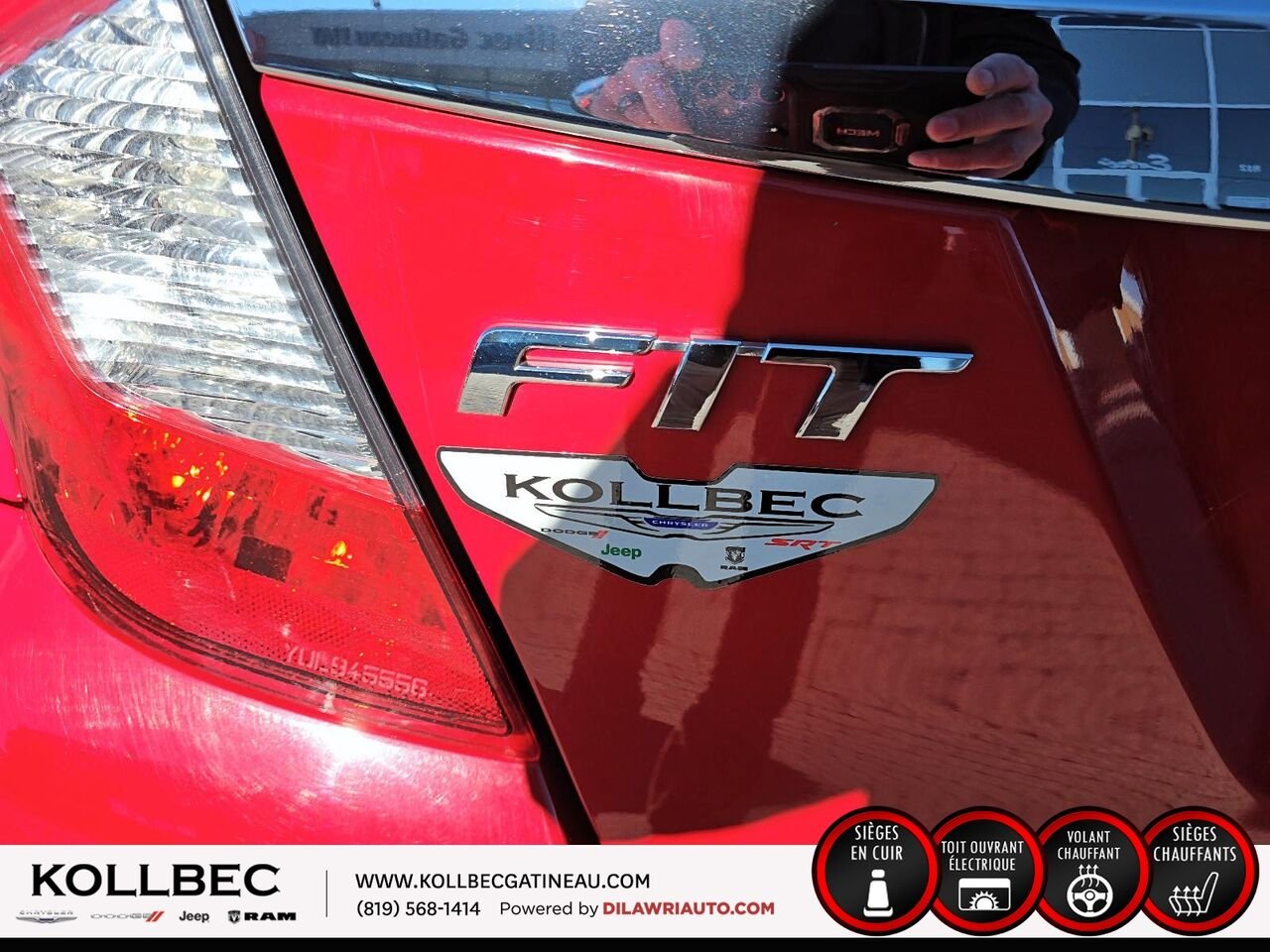 HONDA FIT EX-L Navi 2018 Rouge Ottawa & Gatineau - photo #16