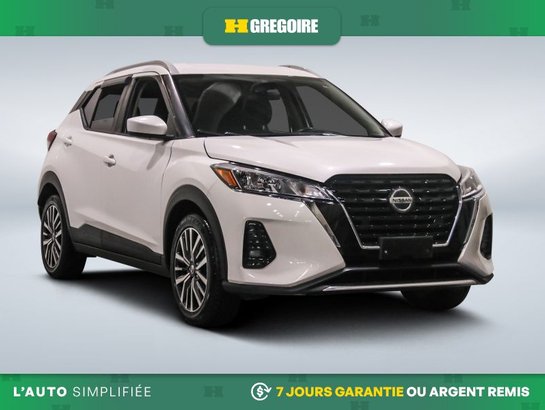 Nissan Kicks SV AUTO AC GR ELECT MAGS CAM RECUL BLEUTOOTH 2021 Blanc