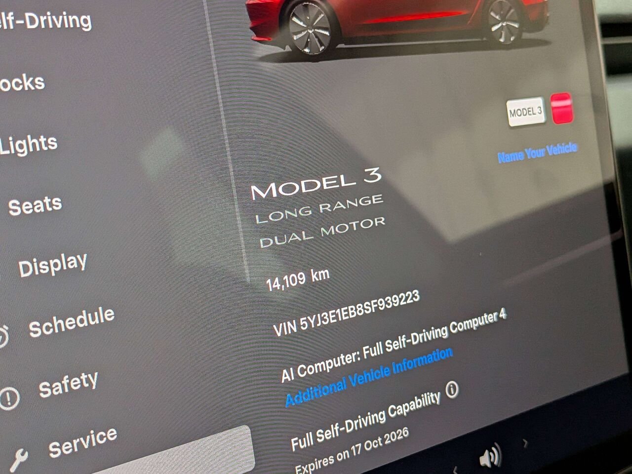 2025 Tesla Model 3 Premium AWD Red Val-David - photo #18
