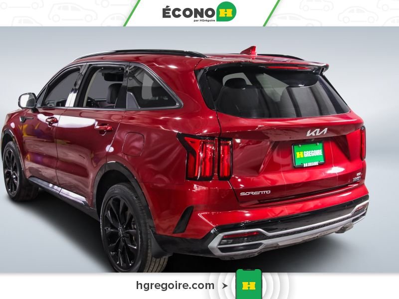 2023 Kia Sorento SX V6 A/C CUIR TOIT NAV MAGS 6 PASSAGERS Red
