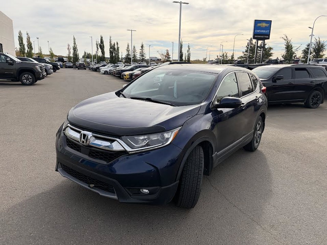 2019 Honda CR-V EX-L AWD Blue Sherwood Park - photo #2