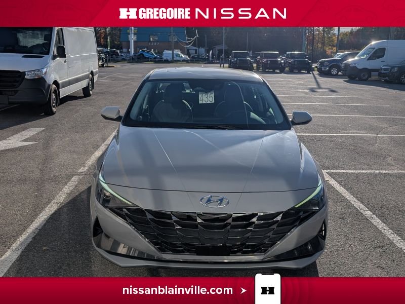 2023 Hyundai Elantra Luxury CUIR TOIT PANO GR ELECTRIQUE Silver