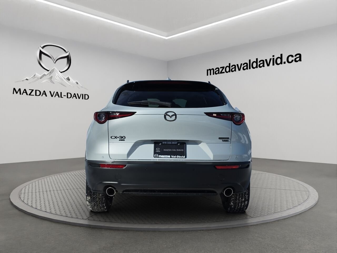 2026 Mazda CX-30 GT turbo, awd, toit ouvrant, Écran 360 degré, Navigation, chargeur sans fil pour cellulaire Aero Grey Metallic Val-David - photo #16