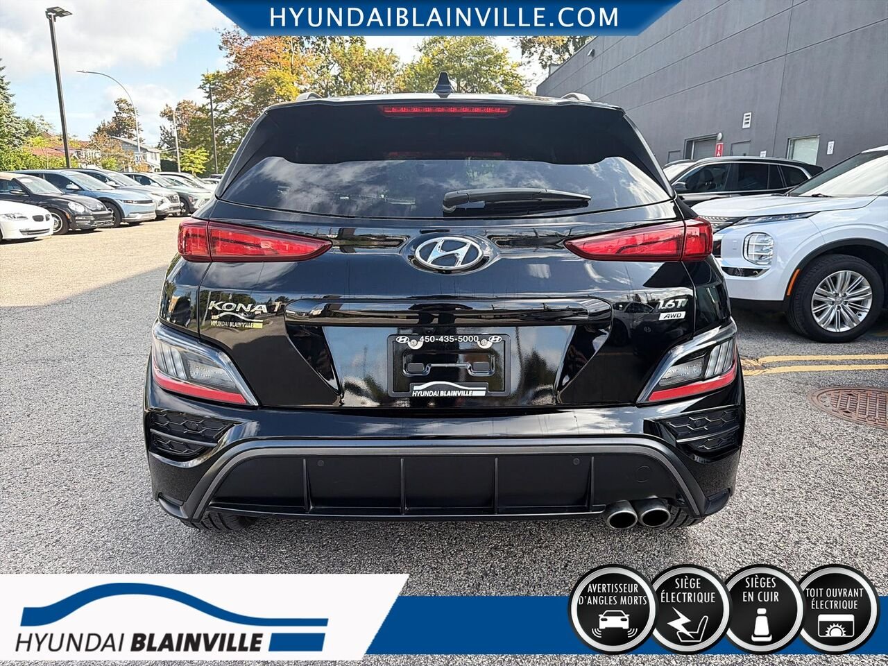 2023 Hyundai Kona Black Blainville - photo #4