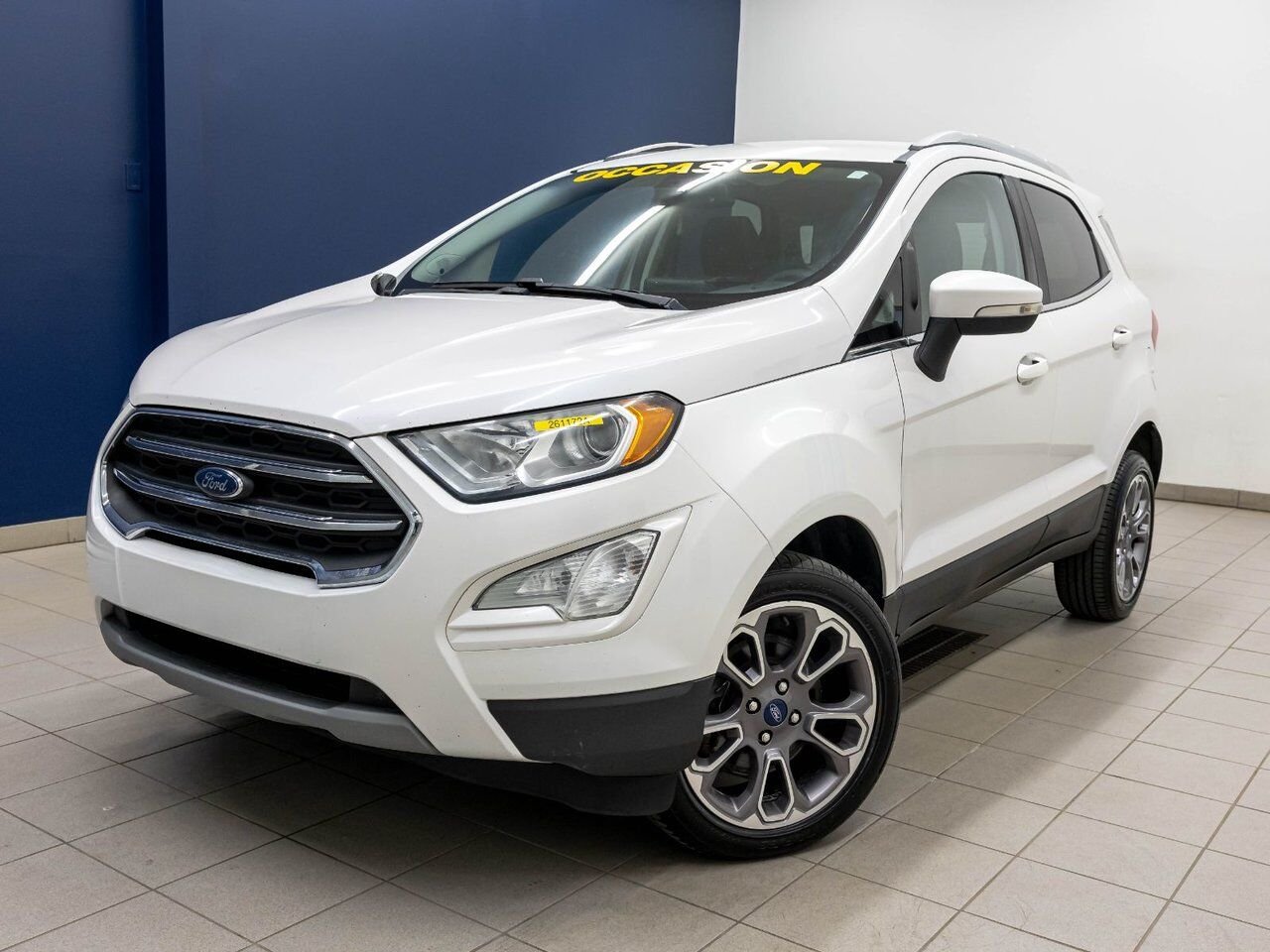 Ford EcoSport TITANIUM AWD *TOIT* NAV CUIR SIÈGES CHAUFF B&O 2020 Blanc Saint-Jérôme - photo #0