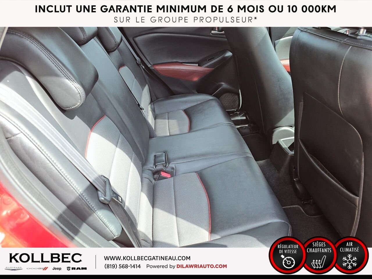 2016 Mazda CX-3 26102 | Traction avant 4 portes GS Red Gatineau - photo #20