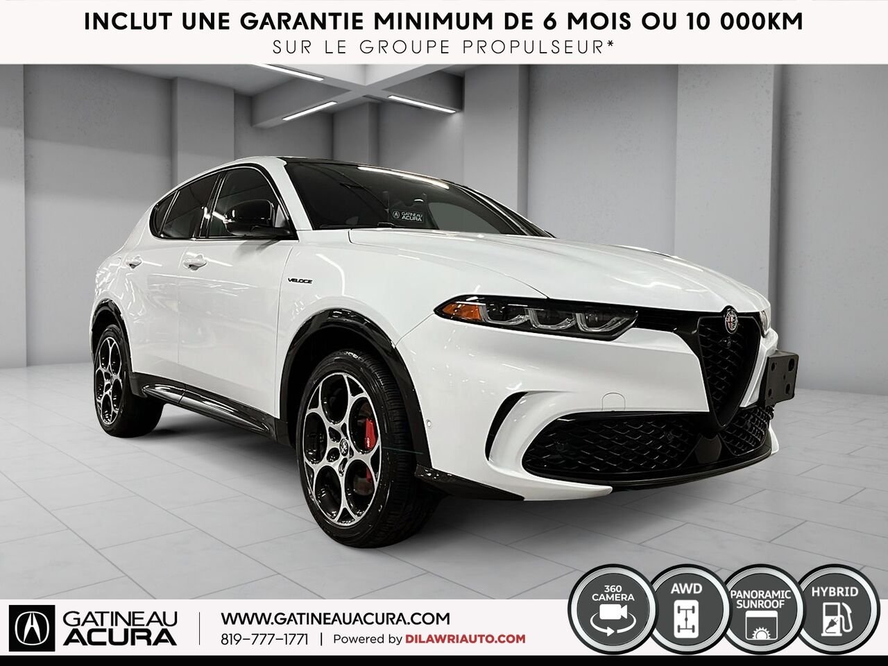 2024 Alfa Romeo Tonale Veloce PHEV AWD White Ottawa & Gatineau - photo #12