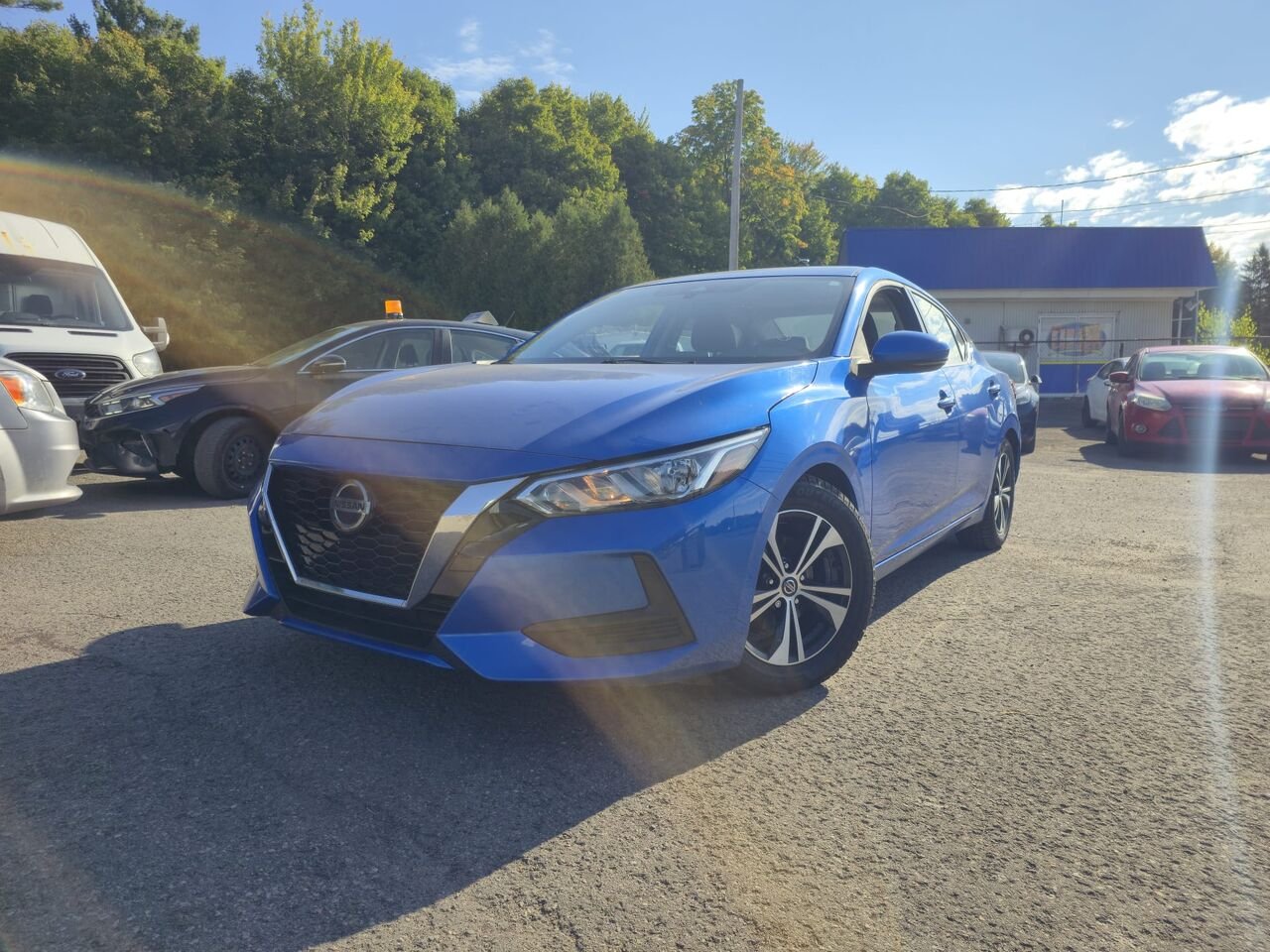 2020 Nissan Sentra Blue  - photo #0