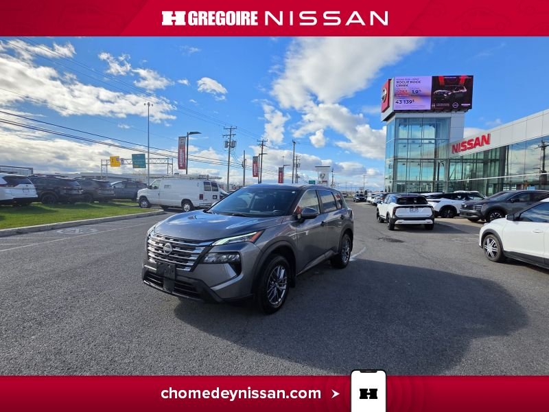 Nissan Rogue S AWD Mag Carplay Bancs Chauffants à partir2.99% 2024 Gris