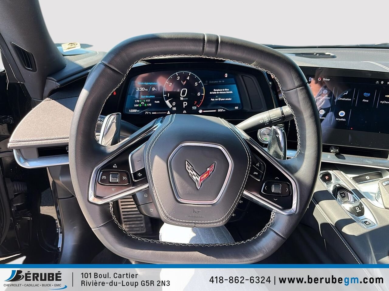 CHEVROLET STINGRAY COUPE Stingray coupé 2 portes avec 1LT 2025 Noir Rivière-du-Loup - photo #10