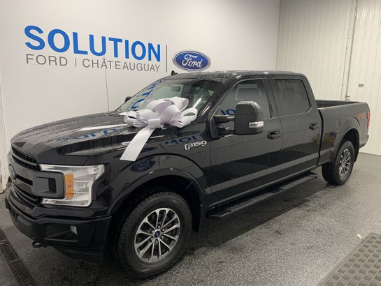 Ford F-150 SUPERCREW XLT XLT cabine SuperCrew 4RM caisse de 6,5 pi 2018 Noir