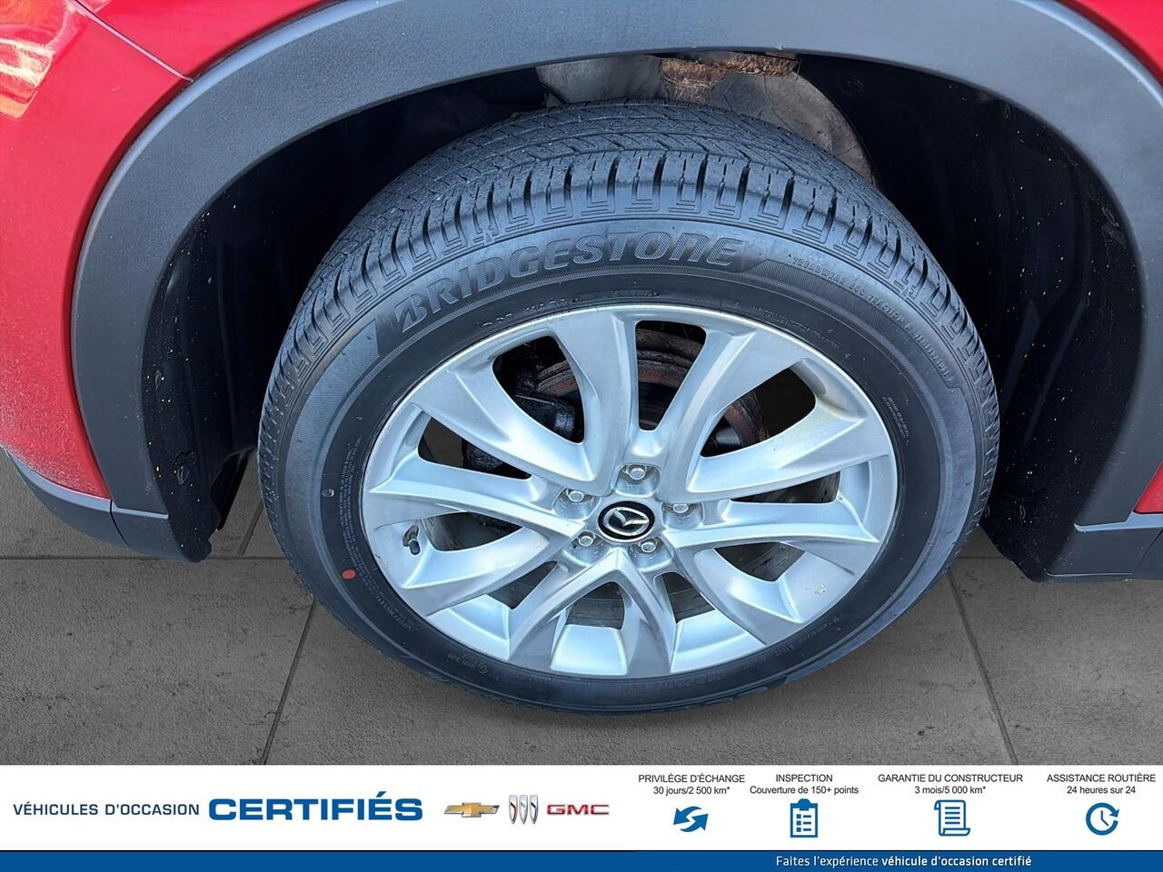 Mazda CX-5 Traction intégrale, 4 portes, boîte automatique, GT 2015 Rouge Montmagny - photo #6