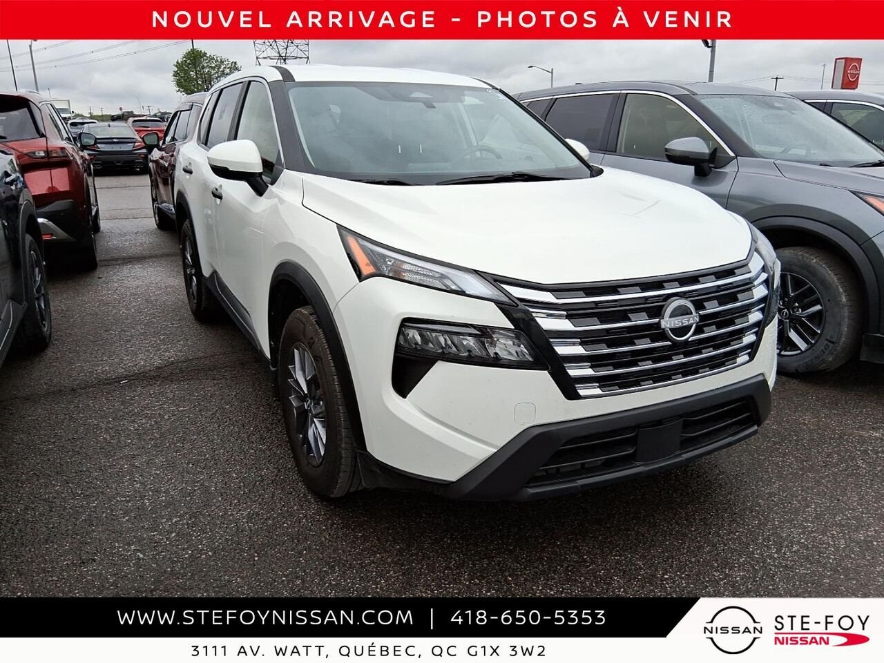 2024 Nissan ROGUE S TRACTION INTEGRALE White Ste-Foy - photo #3