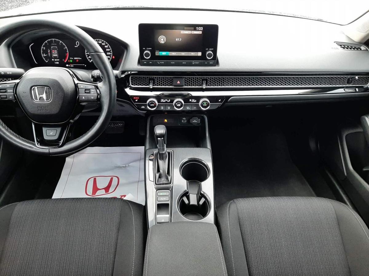 2023 Honda Civic White  - photo #9