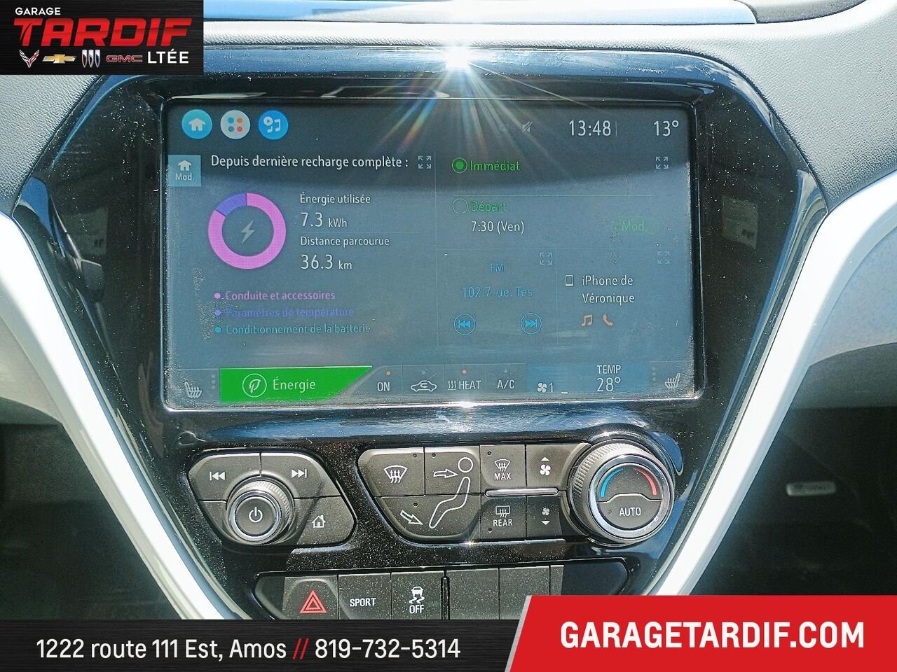 CHEVROLET BOLT EV 47011A 2019 Bleu Amos - photo #15