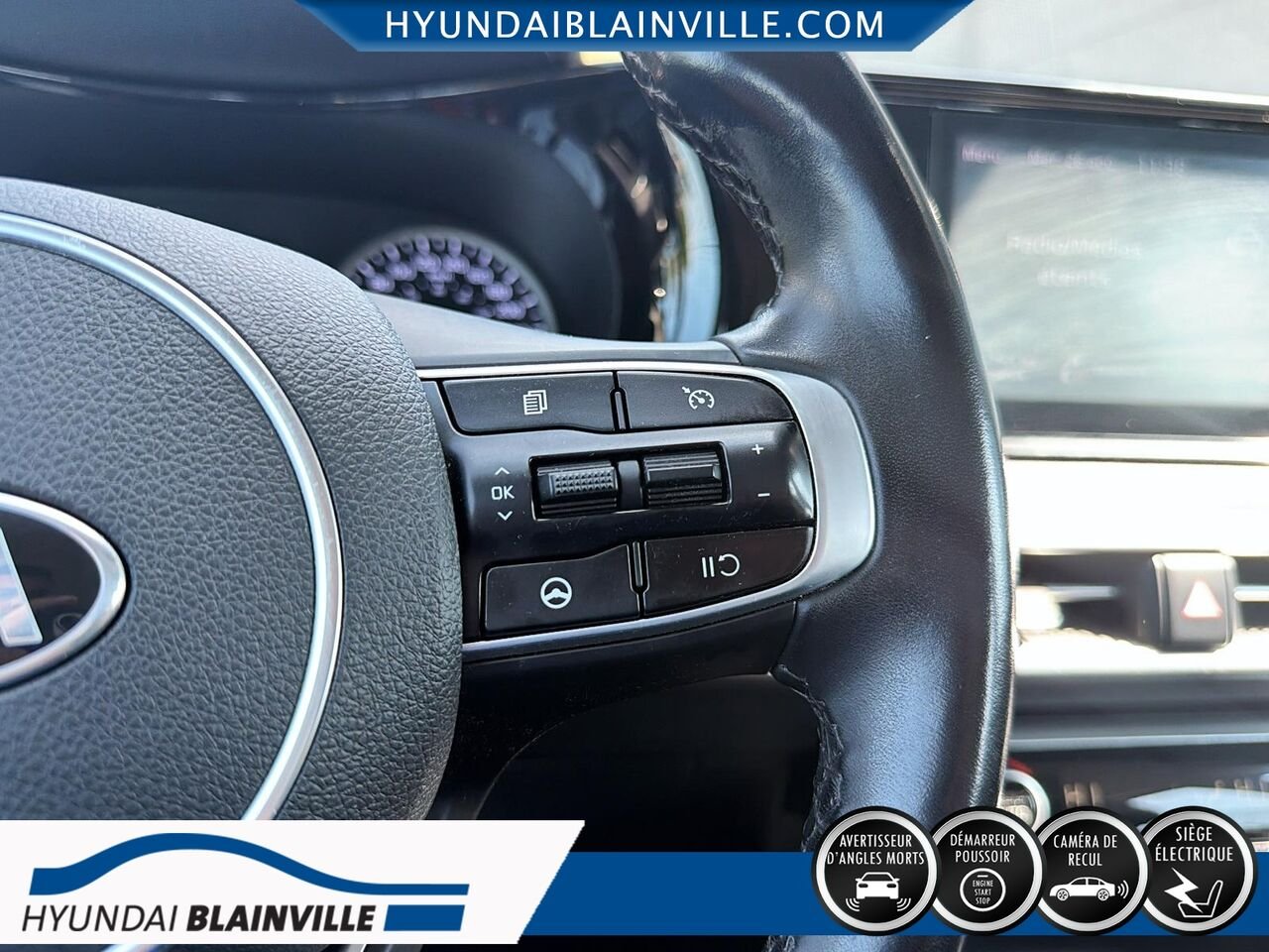 Kia K5 2021 Noir Blainville - photo #14